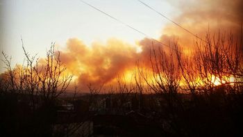 feroz incendio forestal en la zona de villa carlos paz feroz incendio forestal en la zona de villa carlos paz