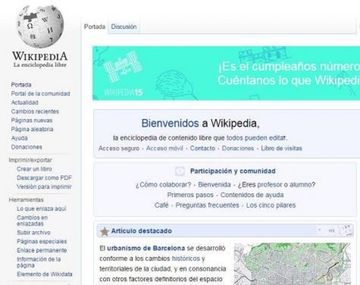 Wikipedia celebra 15 años de trayectoria