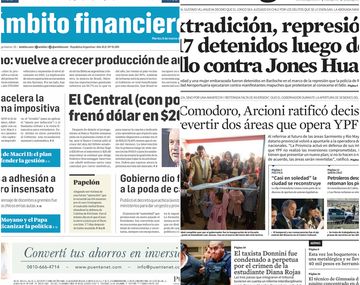 Tapas de diarios del martes 6 de marzo de 2018