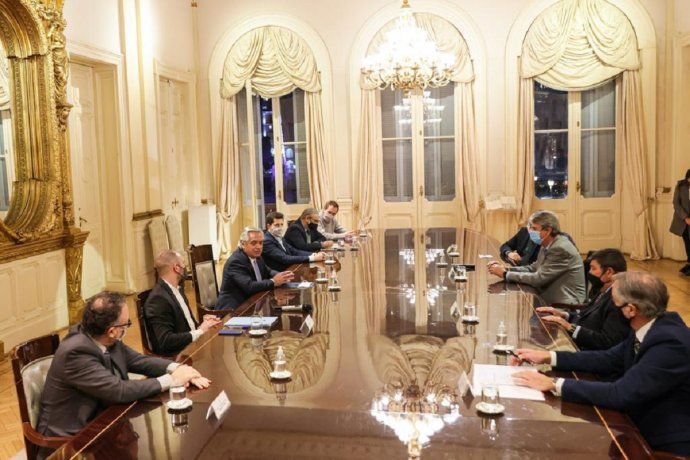 Alberto Fernández recibió al Consejo Agroindustrial Argentino por la suspensión de la exportación de carne