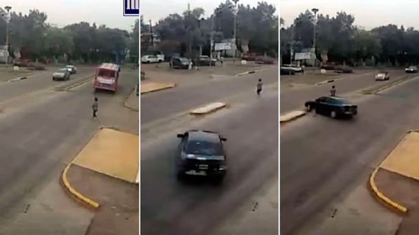 VIDEO: Menor perdió el control de su auto y mató a una joven que cruzaba