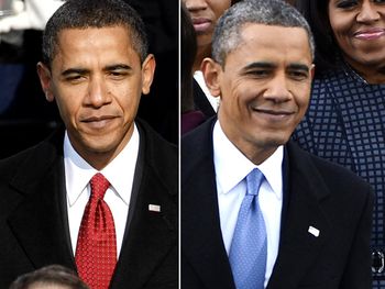 El cambio físico de Obama en cuatro años de mandato