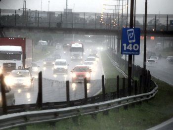 Lluvias en la zona del AMBA.