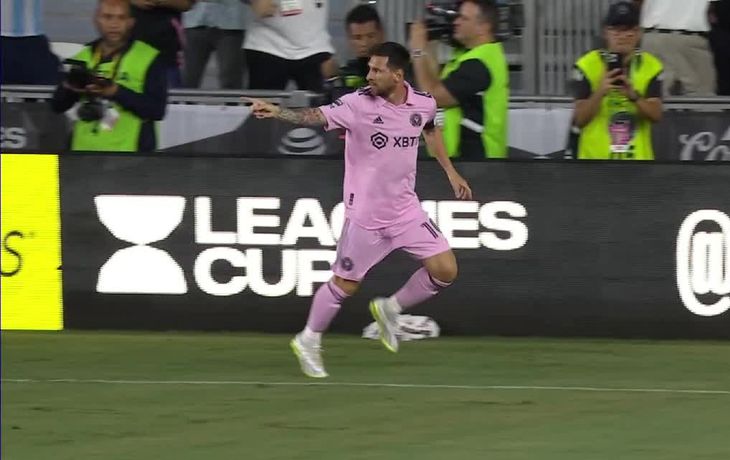 Video: el golazo de Messi para abrir el clásico ante Orlando