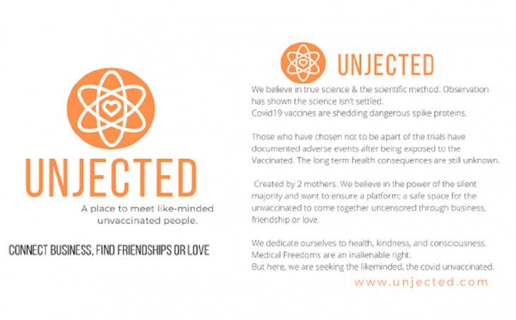 Apple eliminó la aplicación de citas de los antivacunas