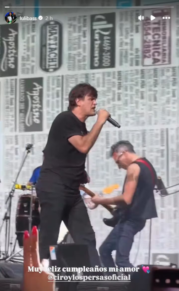 Amor en Los Piojos: la historia de Instagram de Luli Bass que confirm&oacute; el romance con Andr&eacute;s Ciro Mart&iacute;nez