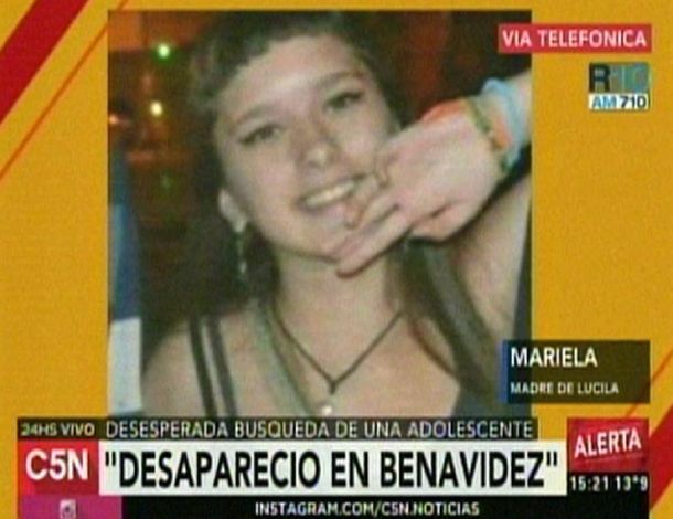 Benavídez: fue a tomar el colectivo y nunca más regresó a su casa