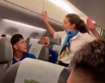 Así retó una azafata a los jugadores de Boca