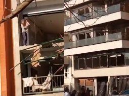 Impactante explosión en un edificio de Montevideo: hay heridos