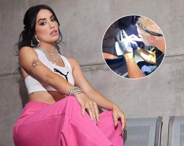 Lali Espósito se tatuó una parte íntima y lo mostró en redes