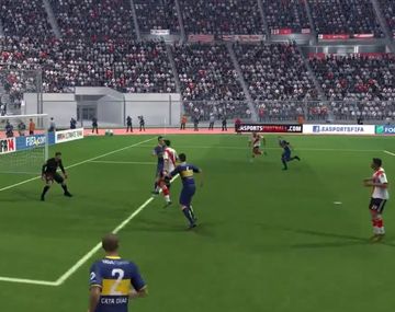 En una simulación virtual