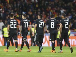 Argentina se va cabizbaja del Metropolitano de Madrid Argentina se va cabizbaja del Metropolitano de Madrid