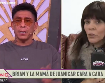 Fuerte cruce entre Brian Sarmiento y la mamá de Juanicar en vivo: Violento