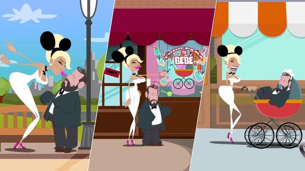 VIDEO: La desopilante parodia que hizo Tinelli de Vicky Xipolitakis y José Ottavis