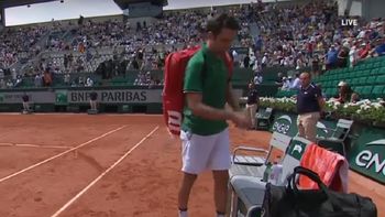 Zeballos le llevó el bolso a Goffin Zeballos le llevó el bolso a Goffin