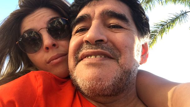 Dalma y Diego Maradona reconciliados