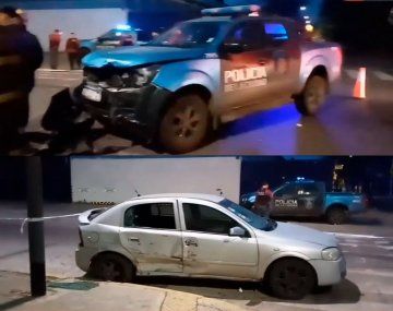 Fuerte choque entre un auto y un patrullero: 5 heridos en Barracas