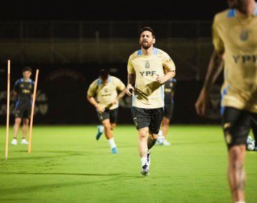 Venezuela en la mira: Argentina se entrenó en Miami con varias bajas