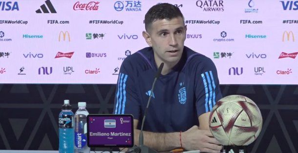 Dibu Martínez en la previa de la final ante Francia: Al mejor lo tenemos nosotros