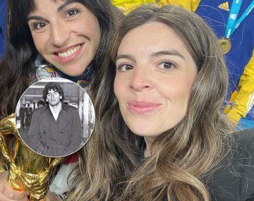 Dalma y Gianinna bloquearon Maradonoir