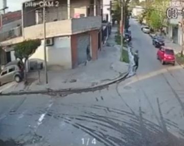 La Matanza: un video muestra el momento en que se fugaron dos de los cuatro delincuentes que asaltaron al panadero