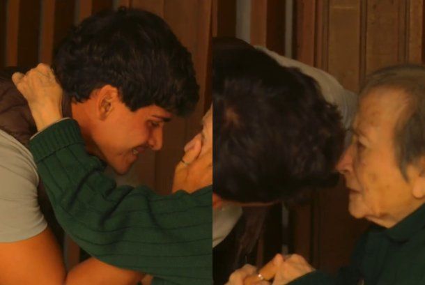 Cumplió su promesa: se fue a trabajar a España y volvió para visitar a su abuela, que tiene 88 años - Image 2