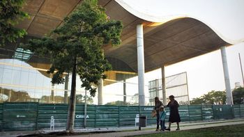 La estructura que será la nueva sede del gobierno. Gentileza: diario La Nación. La estructura que será la nueva sede del gobierno. Gentileza: diario La Nación.