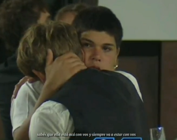 El consuelo de Thiago a Nacho en el primer Año Nuevo sin su mamá