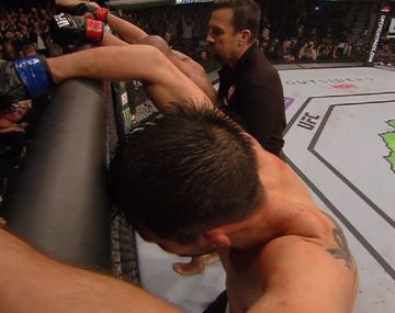 Una guerra: así terminaron los protagonistas de la pelea por el título welter de la UFC