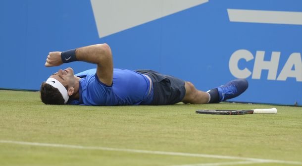 En la antesala de Wimbledon, Del Potro sumó un nuevo triunfo