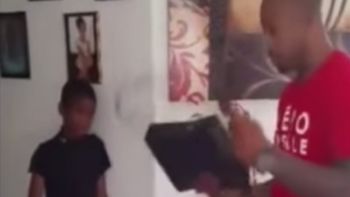 cruel y con plata: piso con su camioneta la xbox de su hijo para darle una leccion cruel y con plata: piso con su camioneta la xbox de su hijo para darle una leccion