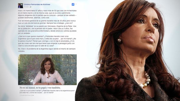 La carta de Cristina Kirchner a Macri