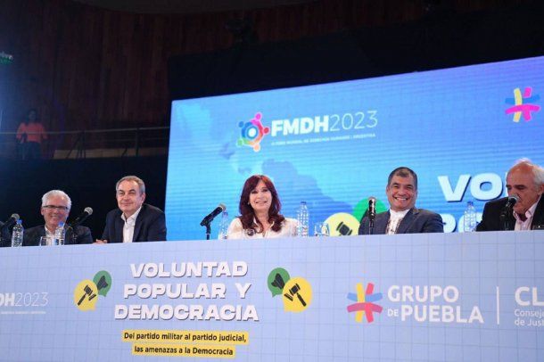 Cristina Kirchner ante el Grupo de Puebla: Debemos reconstruir el país porque una vez lo hicimos