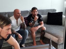 El DT y el capitán durante el último encuentro que habían tenido El DT y el capitán durante el último encuentro que habían tenido