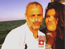 La selfie de Jorge Rial junto a su hija