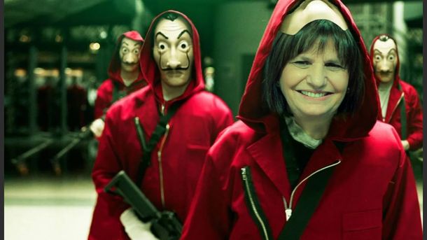 Patricia Bullrich no terminó de entender del todo la trama de La casa de papel