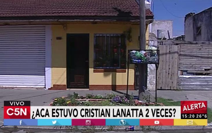 En plena fuga, Cristian Lanatta fue dos veces a la casa de su ex suegra