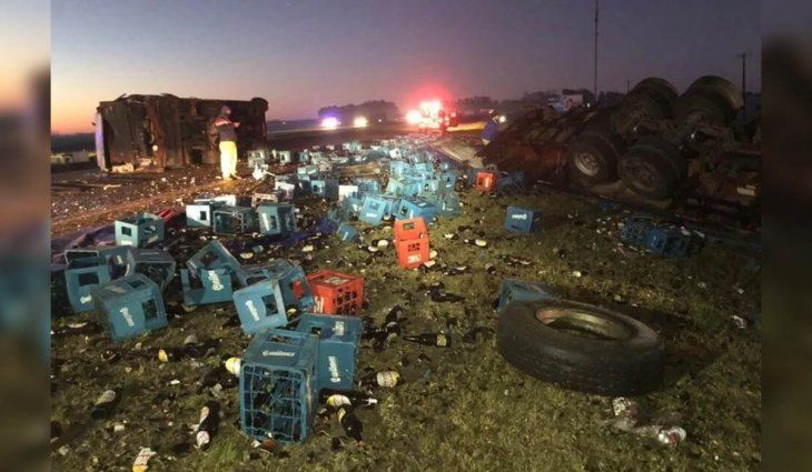 Chascomús: así rescataban a los heridos del triple choque en Ruta 2 en el que murió un bebé de 4 meses