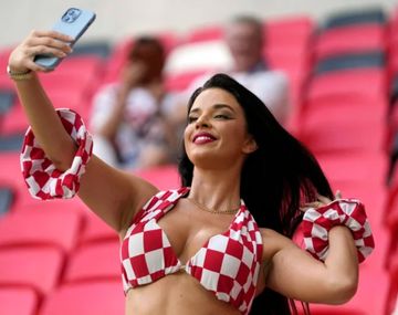 Miss Croacia reveló que recibió mensajes de jugadores durante el Mundial