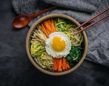 Cómo preparar bibimbap coreano