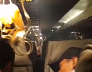 VIDEO: Terror por un desperfecto en el vuelo de Oriente Petrolero