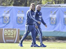 Sebastián Beccacece y Jorge Sampaoli Sebastián Beccacece y Jorge Sampaoli
