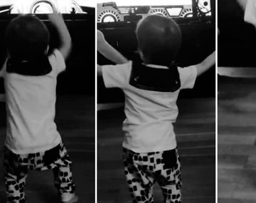Video: ¿Lorenzo al Bailando? ¡Mirá cómo se mueve!
