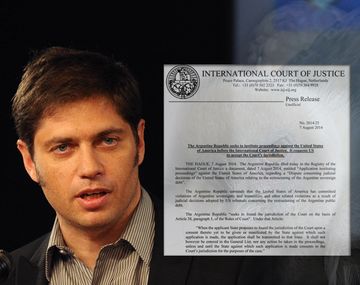 Buitres: Argentina denunció a Estados Unidos en La Haya por violar la soberanía