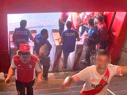 Matías Sebastián Firpo entrando al Monumental