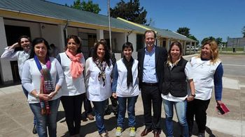 El gobernador Bordet y los docentes El gobernador Bordet y los docentes