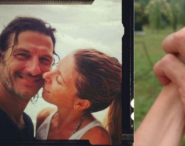 Romántica foto y dedicatoria de Federico Amador a Florencia Bertotti