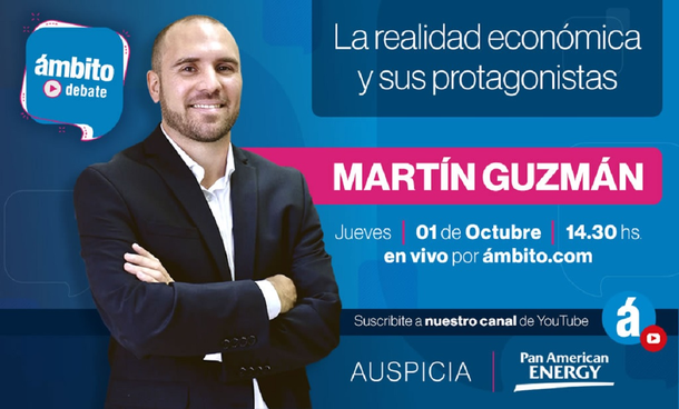 Martín Guzmán en Ámbito Debate