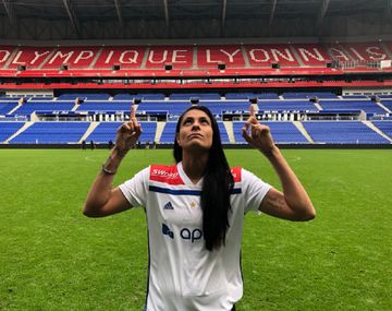 El sueño de la piba: Jaimes en su nuevo hogar (Foto: @OLfeminin)