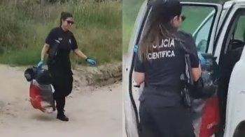 busqueda de debora en necochea: encontraron una carpa y ropa con manchas de sangre busqueda de debora en necochea: encontraron una carpa y ropa con manchas de sangre
